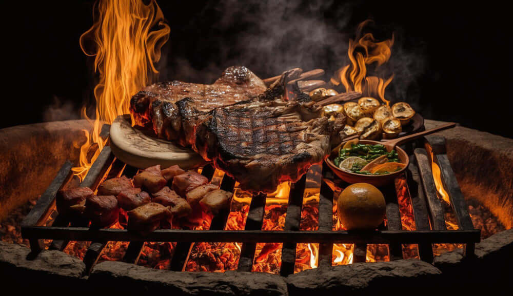 BBQ Feuer, Geduld und der Geschmack von Zeit