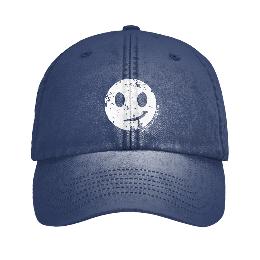 Heiter bis Zynisch Vintage Cap mit Smiley Logo