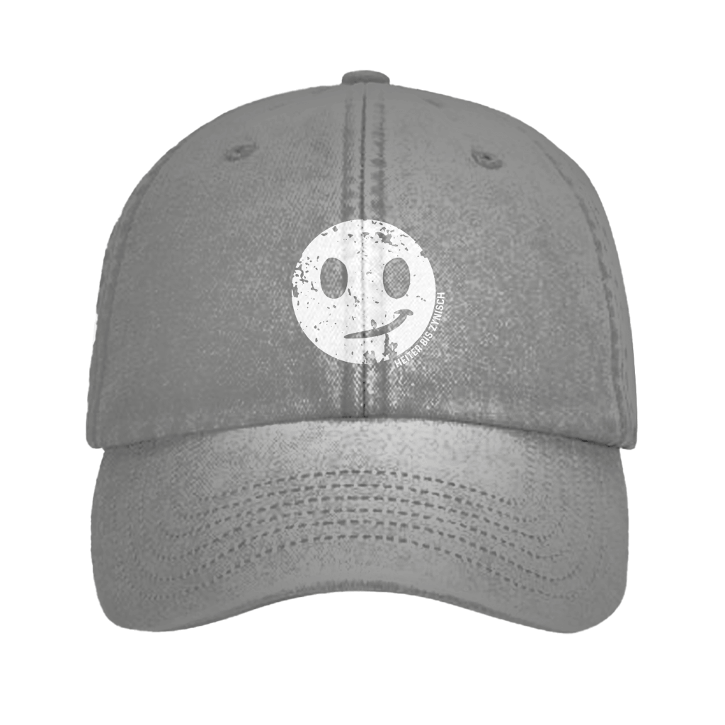 Heiter bis Zynisch Vintage Cap mit Smiley Logo
