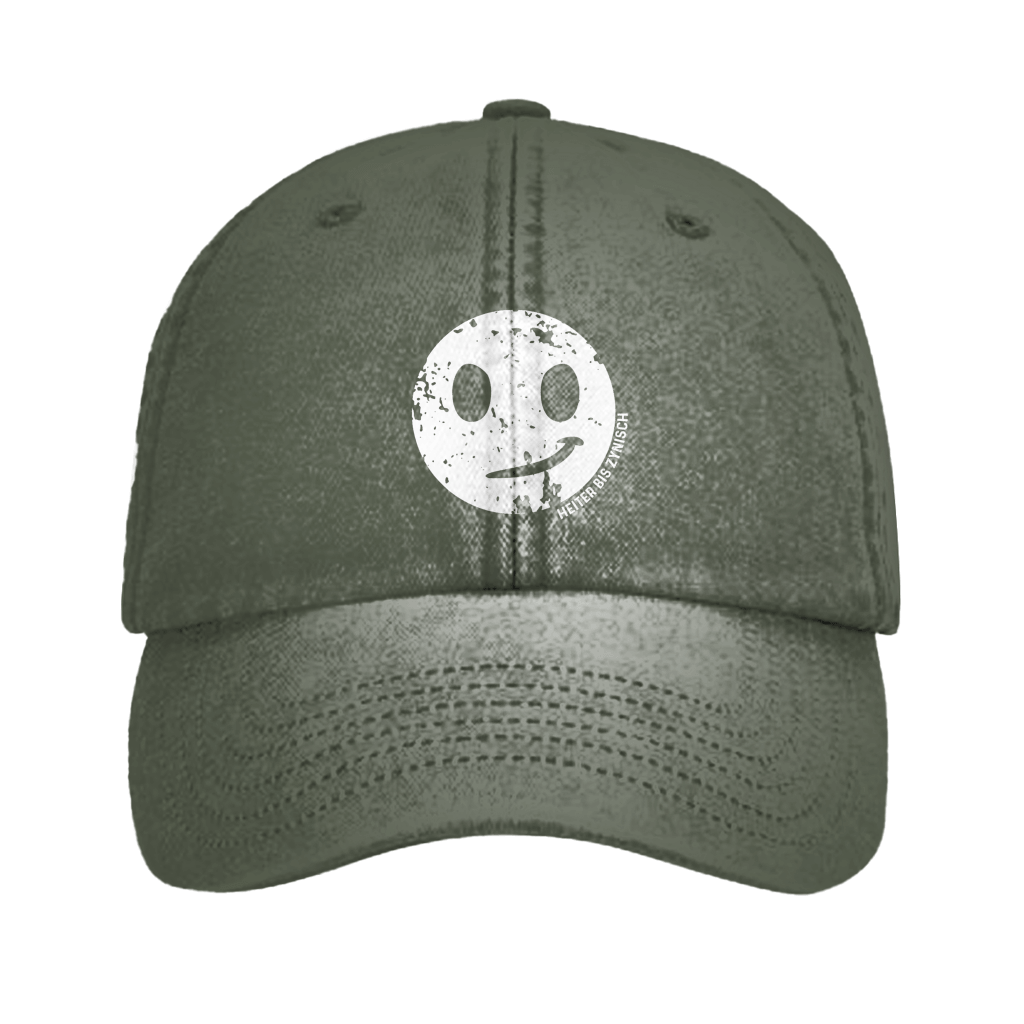 Heiter bis Zynisch Vintage Cap mit Smiley Logo