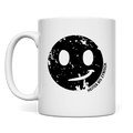 Heiter bis Zynisch Keramiktasse mit Smiley Logo