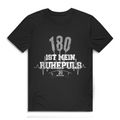 180 ist mein Ruhepuls Herren Premium Bio T-Shirt