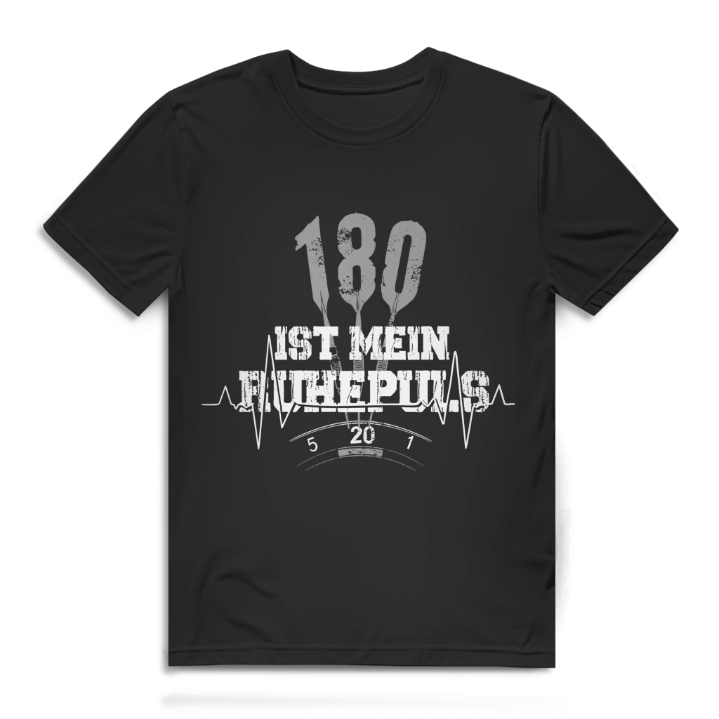 180 ist mein Ruhepuls Herren Premium Bio T-Shirt
