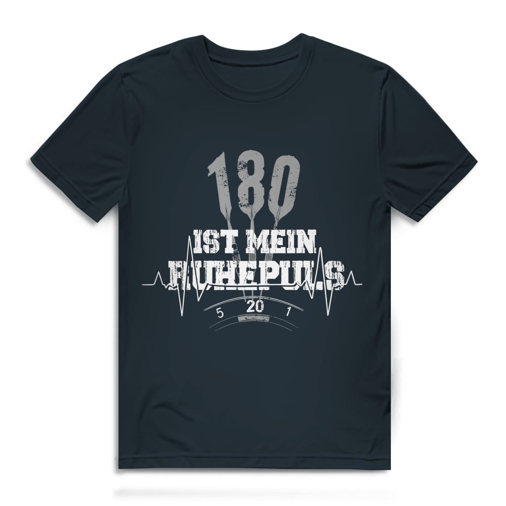 180 ist mein Ruhepuls Herren Premium Bio T-Shirt