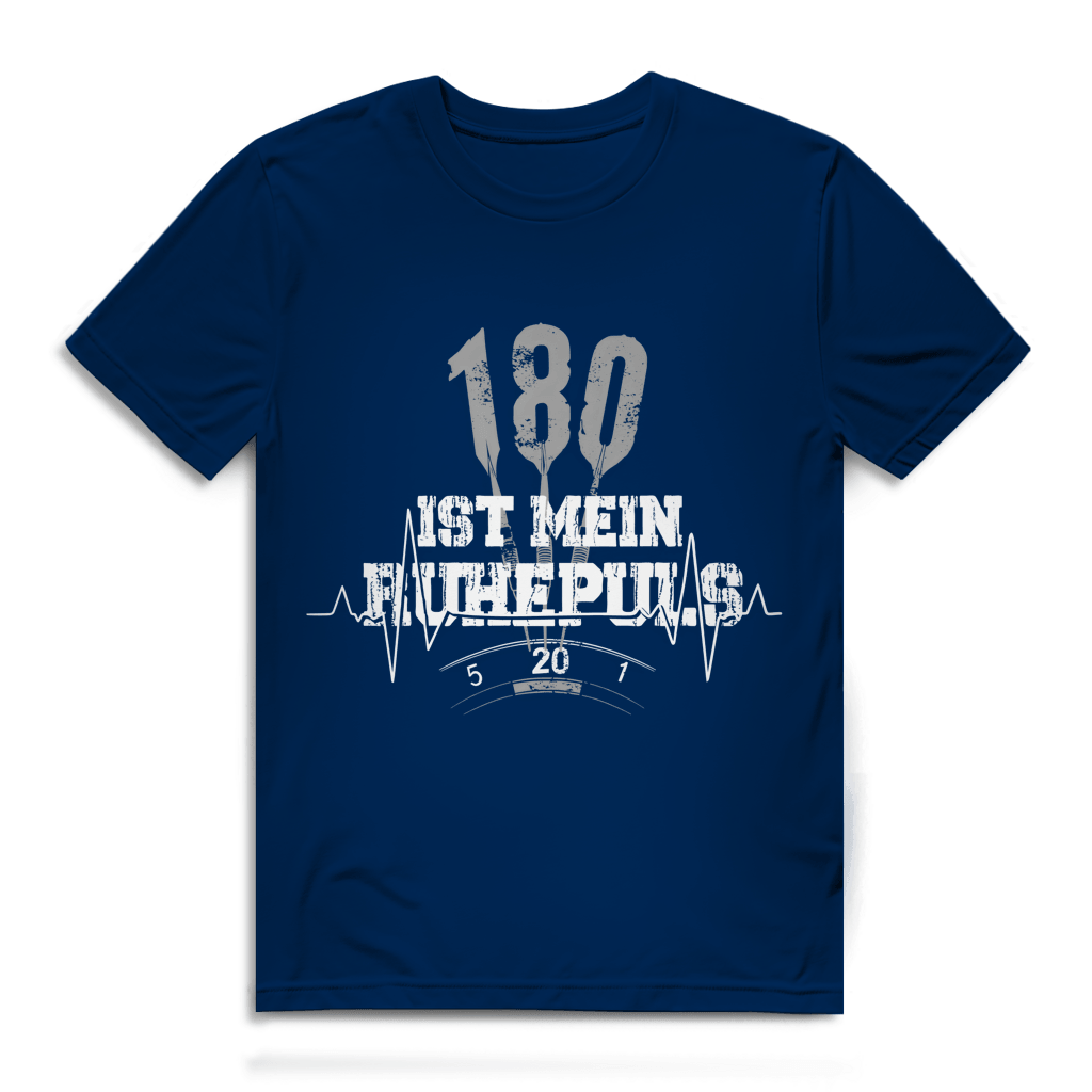 180 ist mein Ruhepuls Herren Premium Bio T-Shirt