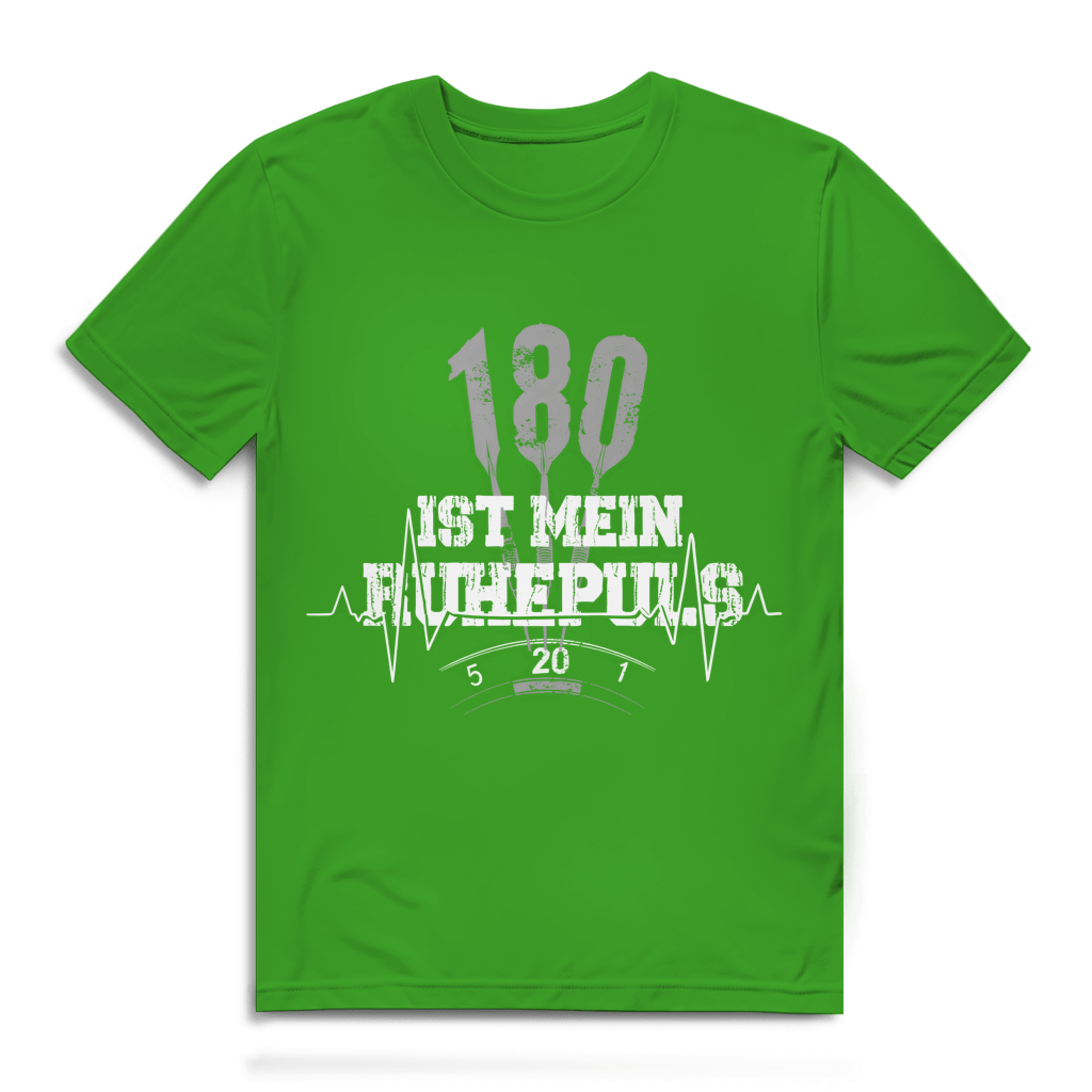 180 ist mein Ruhepuls Herren Premium Bio T-Shirt