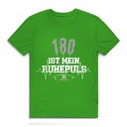 180 ist mein Ruhepuls Herren Premium Bio T-Shirt