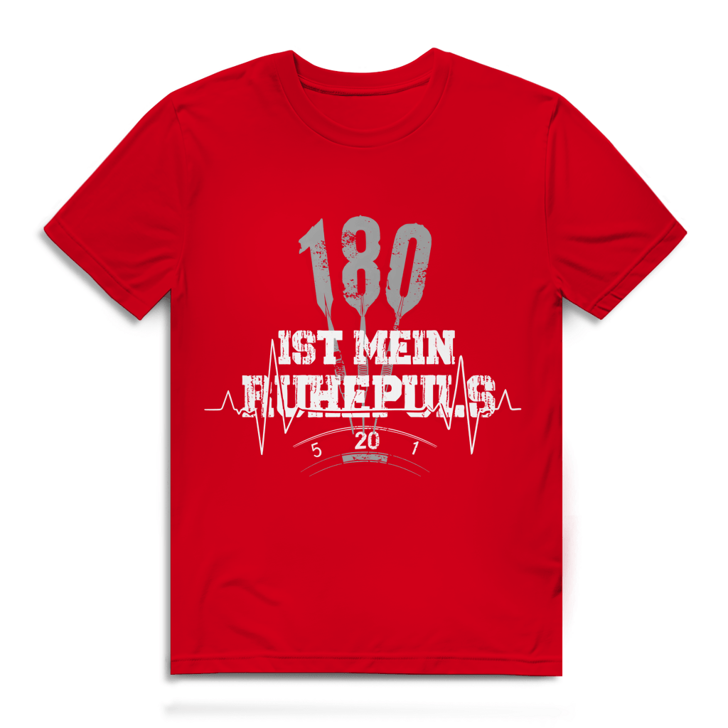180 ist mein Ruhepuls Herren Premium Bio T-Shirt