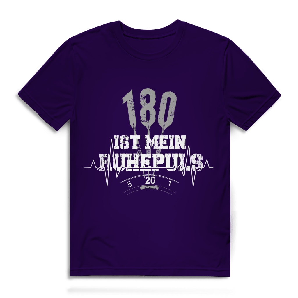 180 ist mein Ruhepuls Herren Premium Bio T-Shirt