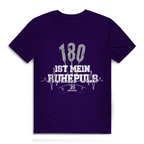 180 ist mein Ruhepuls Herren Premium Bio T-Shirt