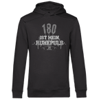 180 ist mein Ruhepuls Herren Premium Bio Hoodie