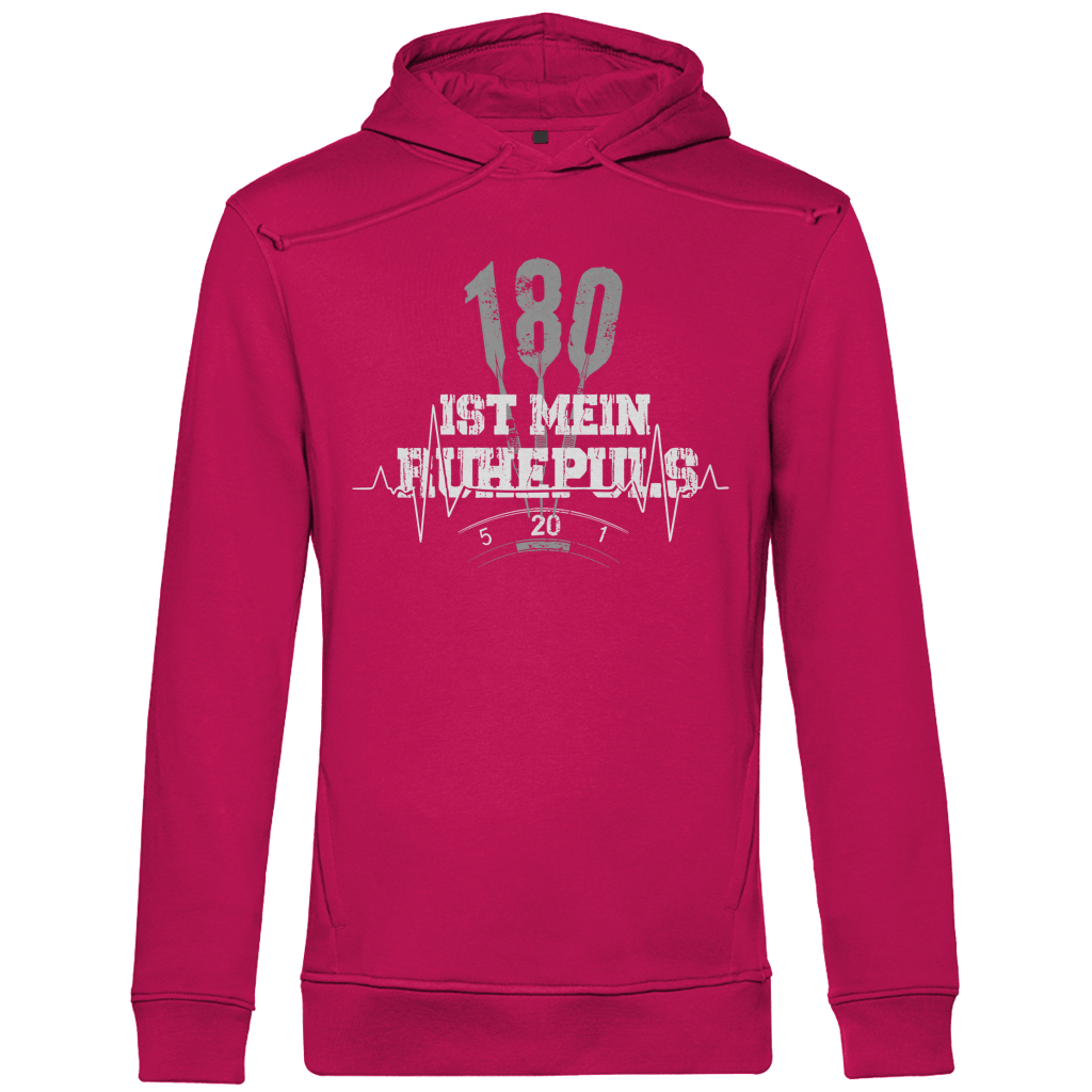180 ist mein Ruhepuls Herren Premium Bio Hoodie