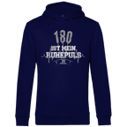 180 ist mein Ruhepuls Herren Premium Bio Hoodie