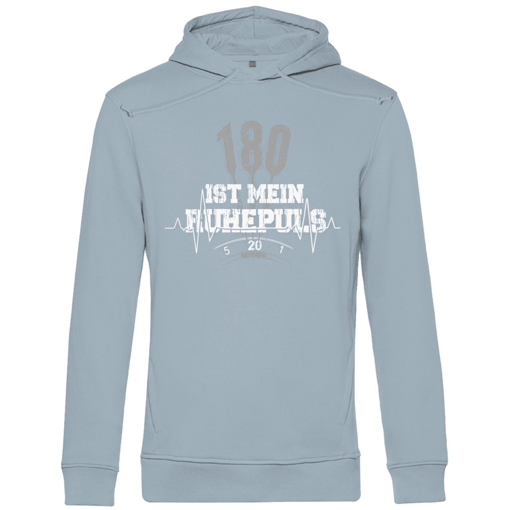 180 ist mein Ruhepuls Herren Premium Bio Hoodie