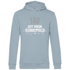 180 ist mein Ruhepuls Herren Premium Bio Hoodie