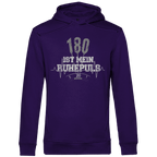 180 ist mein Ruhepuls Herren Premium Bio Hoodie