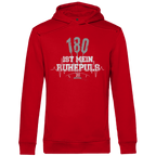 180 ist mein Ruhepuls Herren Premium Bio Hoodie