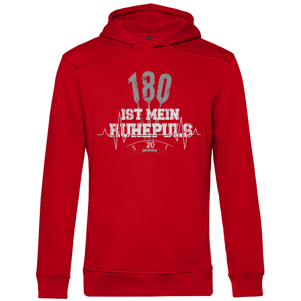 180 ist mein Ruhepuls Herren Premium Bio Hoodie