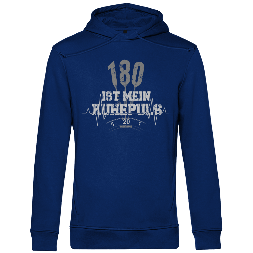 180 ist mein Ruhepuls Herren Premium Bio Hoodie
