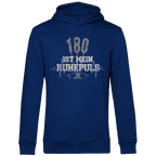 180 ist mein Ruhepuls Herren Premium Bio Hoodie