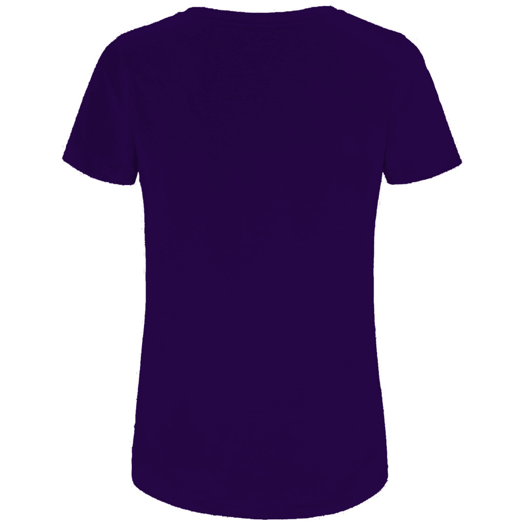 Du nennst es Bust Damen Premium Bio T-Shirt Rückansicht in lila