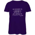 Du nennst es Bust Damen Premium Bio T-Shirt in lila mit dart-humorvollem Print.