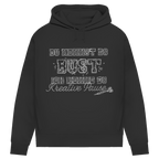 Du nennst es Bust Damen Premium Bio Hoodie mit frechem Dart-Humor und kreativem Design.