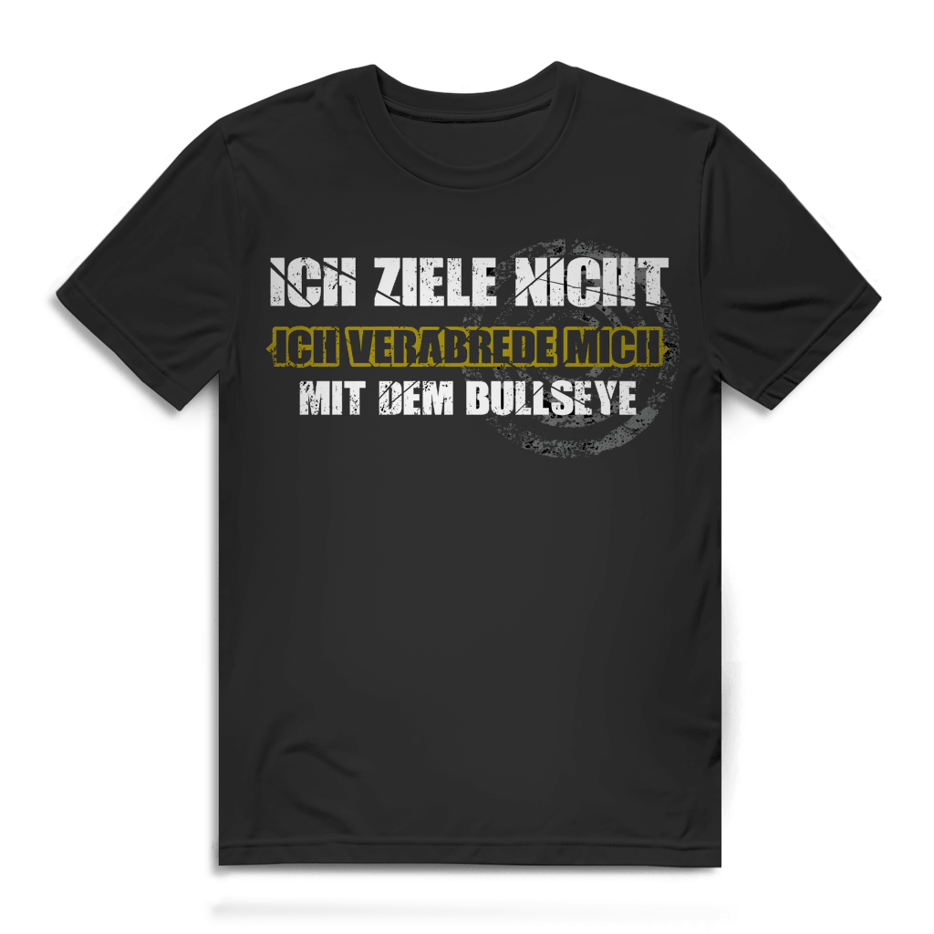 Ich ziele nicht Herren Premium Bio T-Shirt mit Dart-Humor und stylischem Design