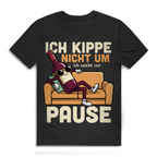 Ich kippe nicht um, ich mache Pause – Herren Premium Bio T-Shirt