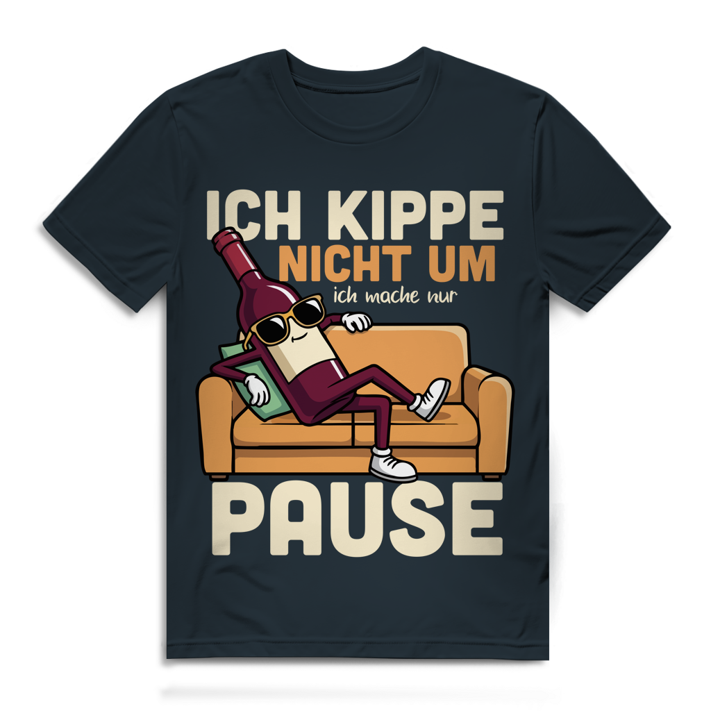 Ich kippe nicht um, ich mache Pause – Herren Premium Bio T-Shirt