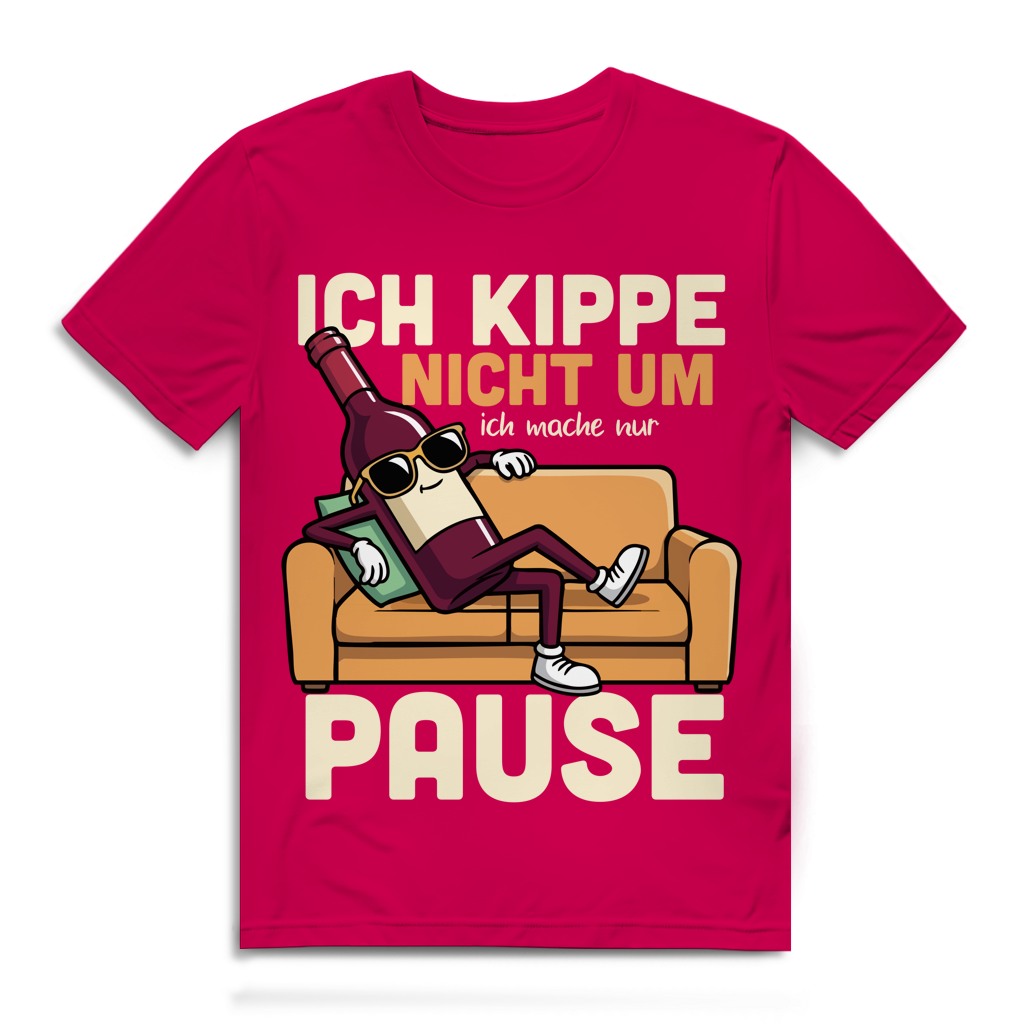 Ich kippe nicht um, ich mache Pause – Herren Premium Bio T-Shirt