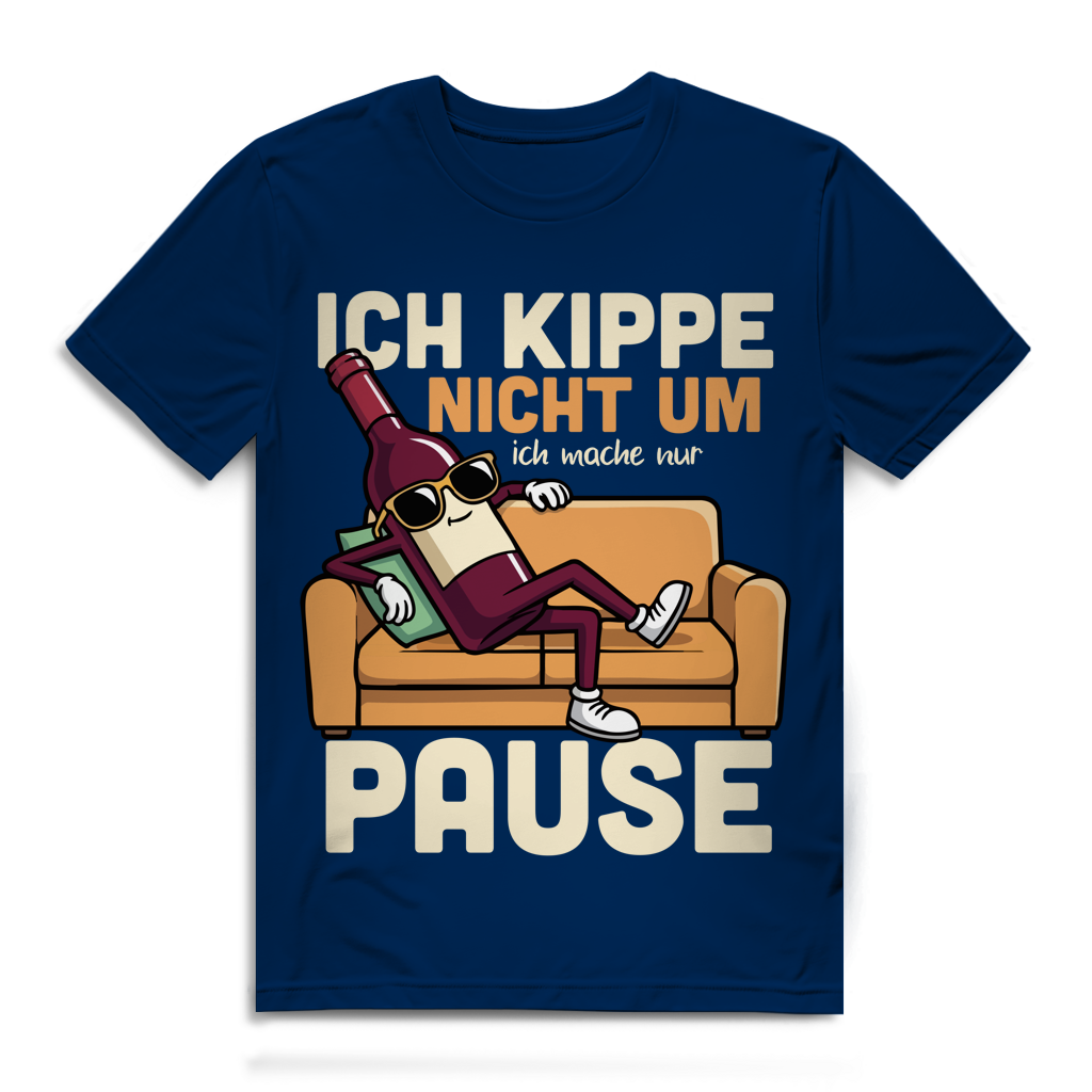 Ich kippe nicht um, ich mache Pause – Herren Premium Bio T-Shirt