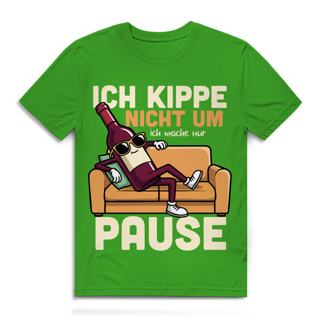Ich kippe nicht um, ich mache Pause – Herren Premium Bio T-Shirt