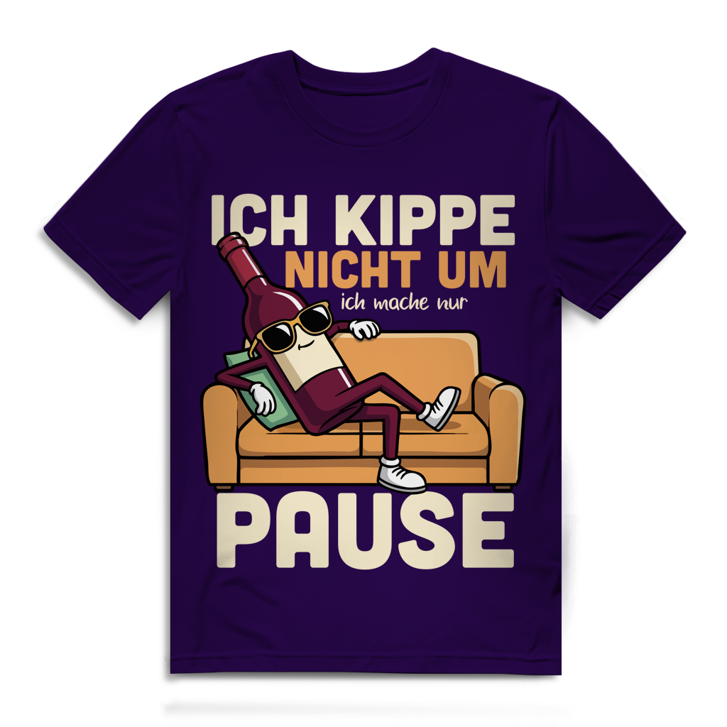 Ich kippe nicht um, ich mache Pause – Herren Premium Bio T-Shirt