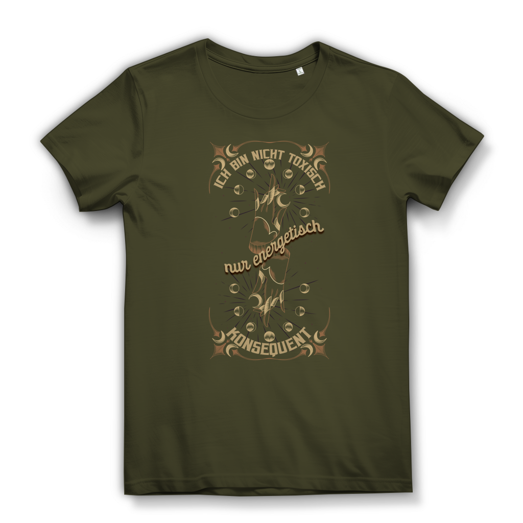 Ich bin nicht toxisch – nur energetisch konsequent – Damen Premium Bio T-Shirt