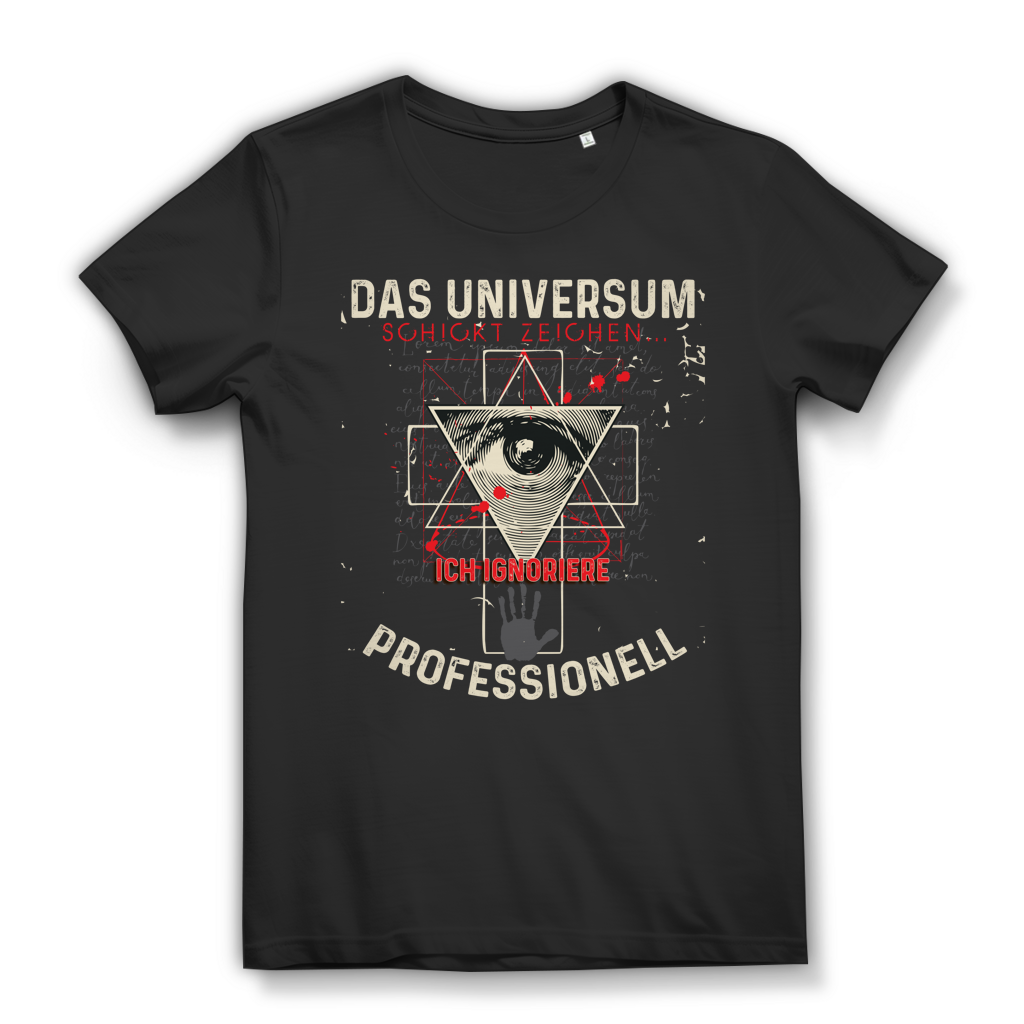 Das Universum schickt Zeichen – Damen Premium Bio T-Shirt
