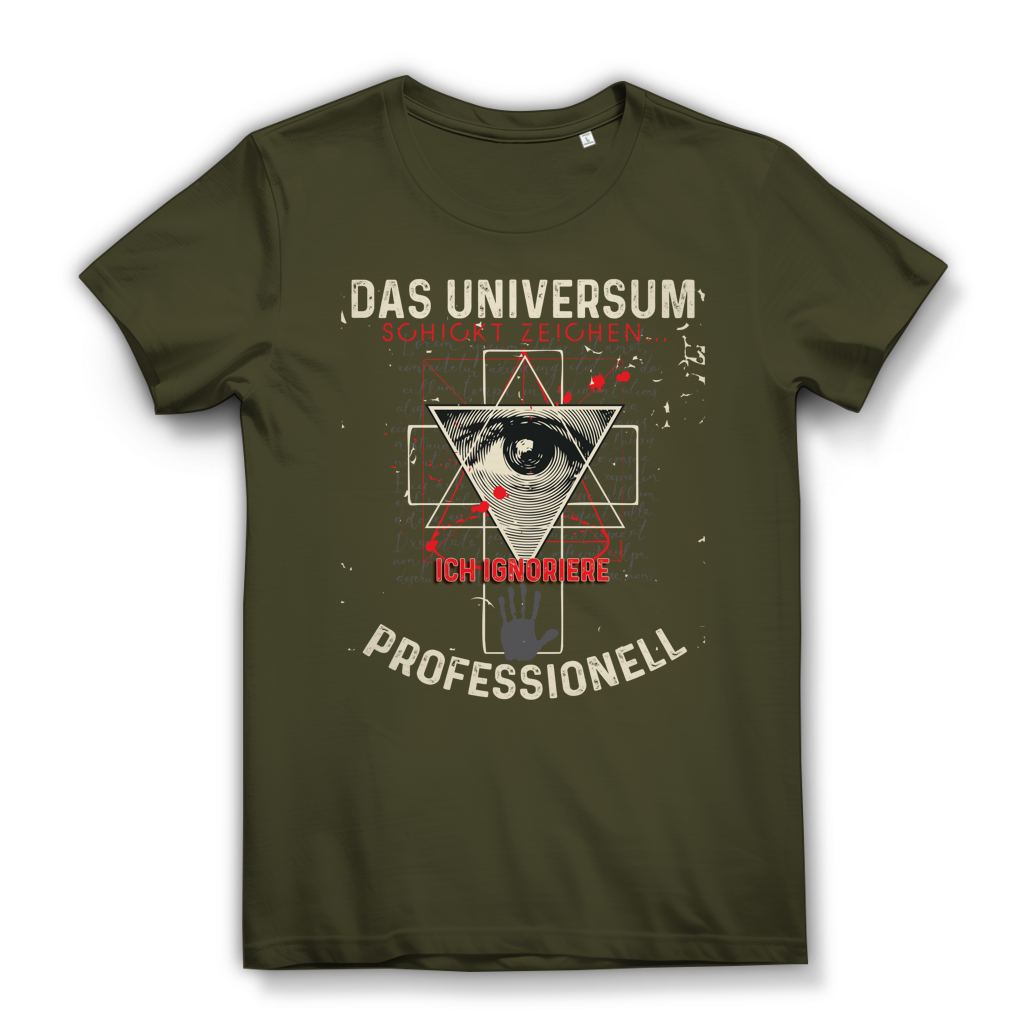 Das Universum schickt Zeichen – Damen Premium Bio T-Shirt