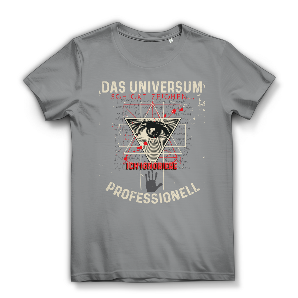 Das Universum schickt Zeichen – Damen Premium Bio T-Shirt