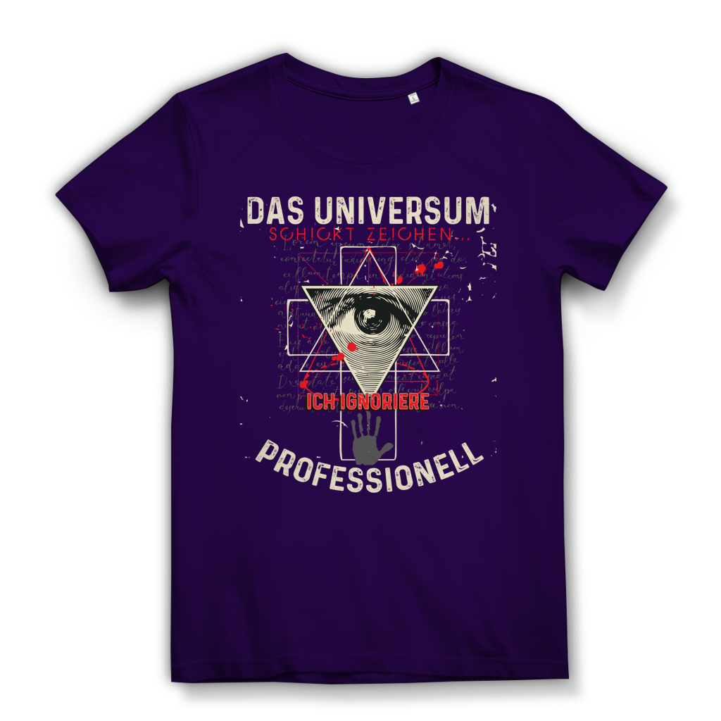 Das Universum schickt Zeichen – Damen Premium Bio T-Shirt