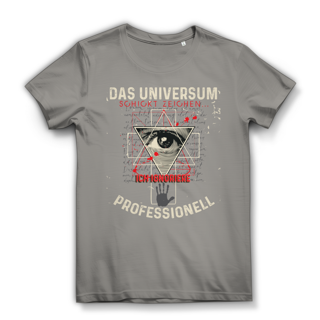 Das Universum schickt Zeichen – Damen Premium Bio T-Shirt