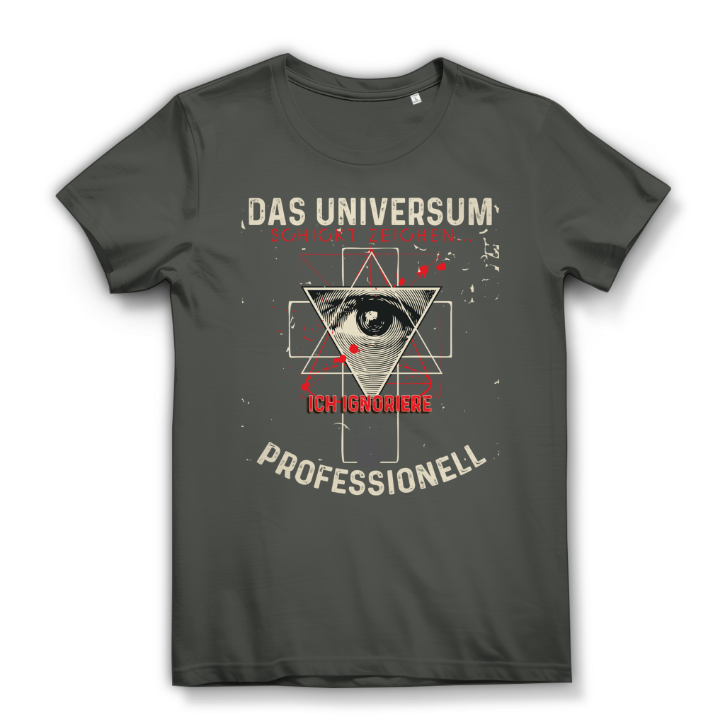 Das Universum schickt Zeichen – Damen Premium Bio T-Shirt