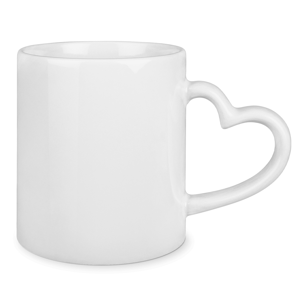 Mein Pegel hat mehr Persönlichkeit – Tasse mit Herzhenkel