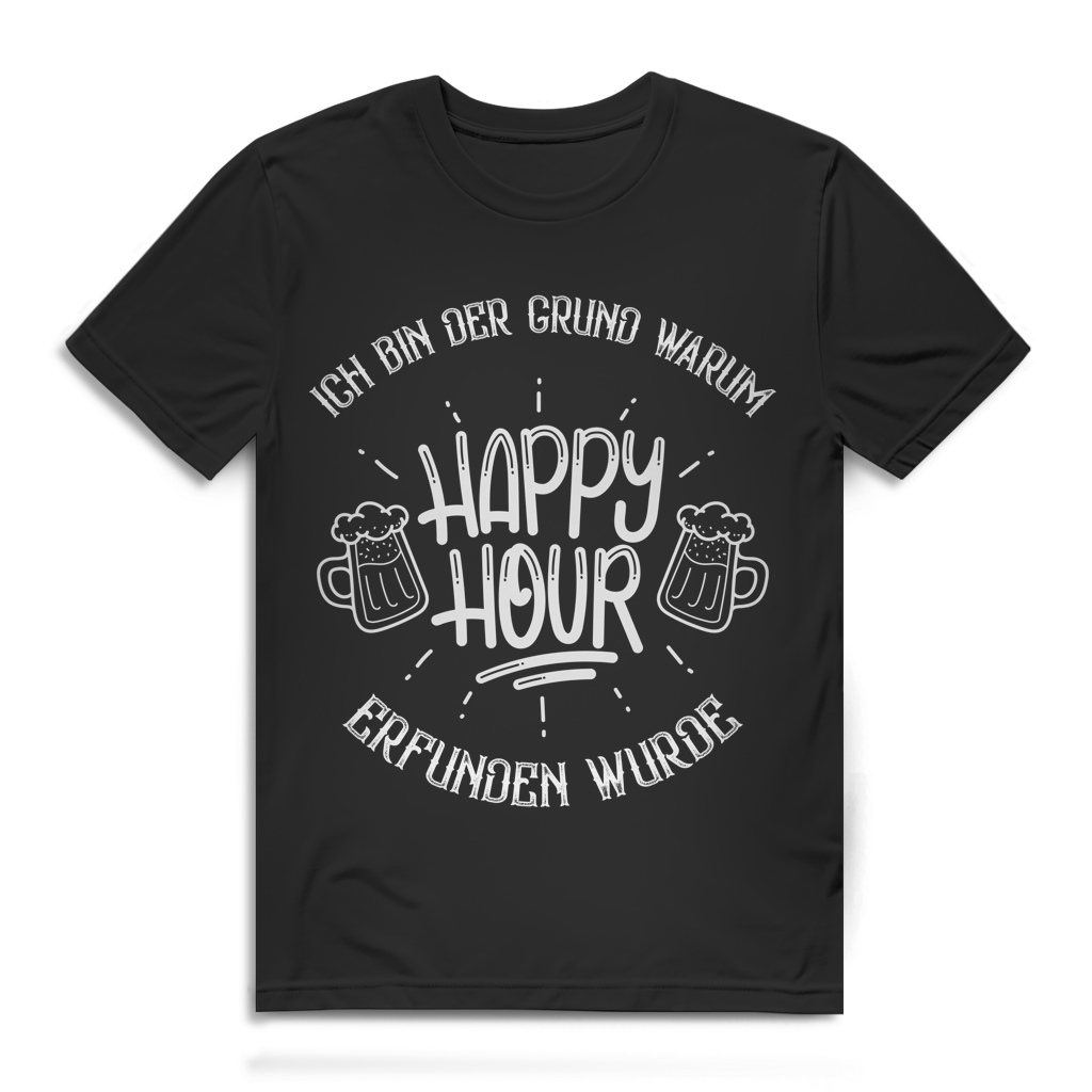 Herren Premium Bio T-Shirt Ich bin der Grund, warum Happy Hour erfunden wurde