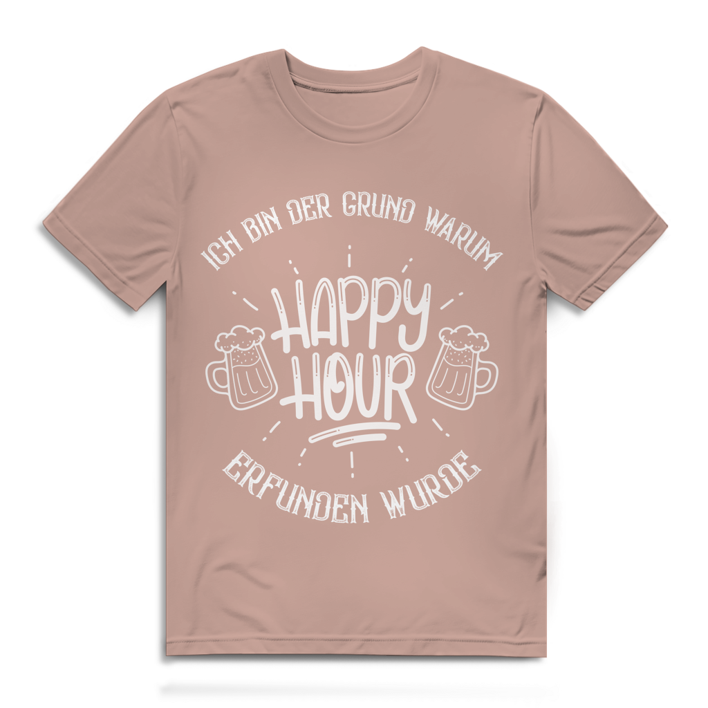 Herren Premium Bio T-Shirt Ich bin der Grund, warum Happy Hour erfunden wurde