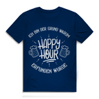 Herren Premium Bio T-Shirt Ich bin der Grund, warum Happy Hour erfunden wurde