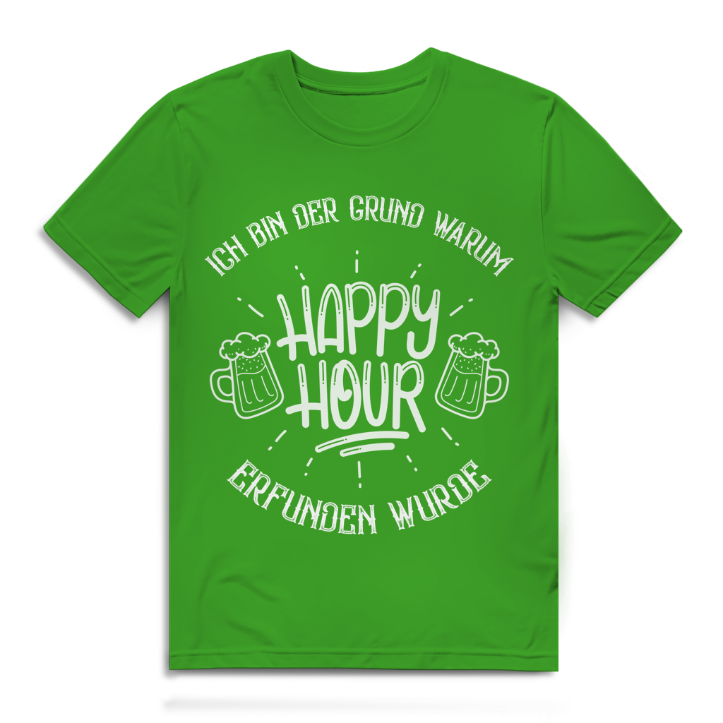 Herren Premium Bio T-Shirt Ich bin der Grund, warum Happy Hour erfunden wurde