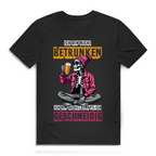 Herren Premium Bio T-Shirt Ich bin nicht betrunken. Ich bin gesellschaftlich geschmeidi