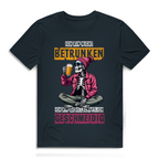 Herren Premium Bio T-Shirt Ich bin nicht betrunken. Ich bin gesellschaftlich geschmeidi