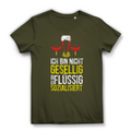 Damen Premium Bio T-Shirt Ich bin nicht gesellig. Ich bin flüssig sozialisiert