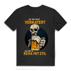 Herren Premium Bio T-Shirt Ich bin nicht verkatert. Ich bin in Reha mit Stil
